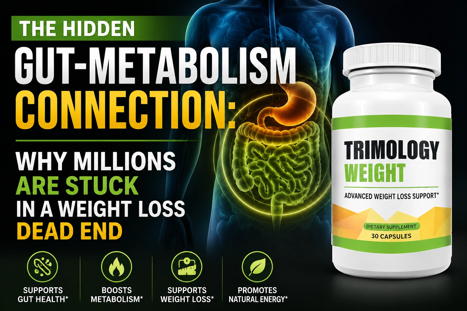 The hidden gut-metabolism connection that causes stubborn weight gain in adults